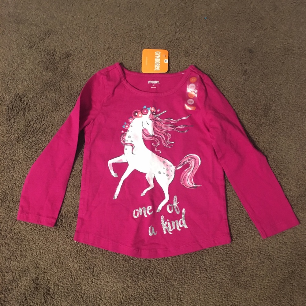 Gymboree Unicorn long sleeve shirt size 3t